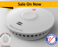 PSD-GS511E 10yr Battery Photoelectric Smoke Alarm - Wireless Interconnect Promotion with Remote Control